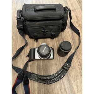 Canon EOS Rebel G II 35mm‎ Film Camera With 2 Lens 35-80; 80-200